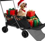 REDCAMP Folding Dog Wagon Black - Image 1
