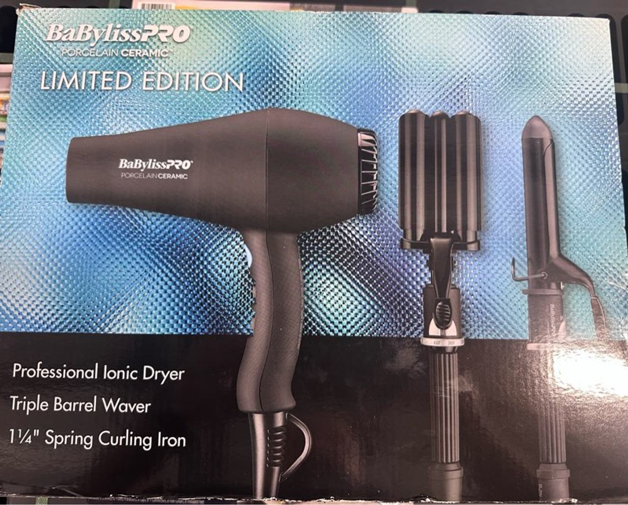 BaBylissPRO Porcelain Ceramic Limited Edition 3-Piece Styling Set