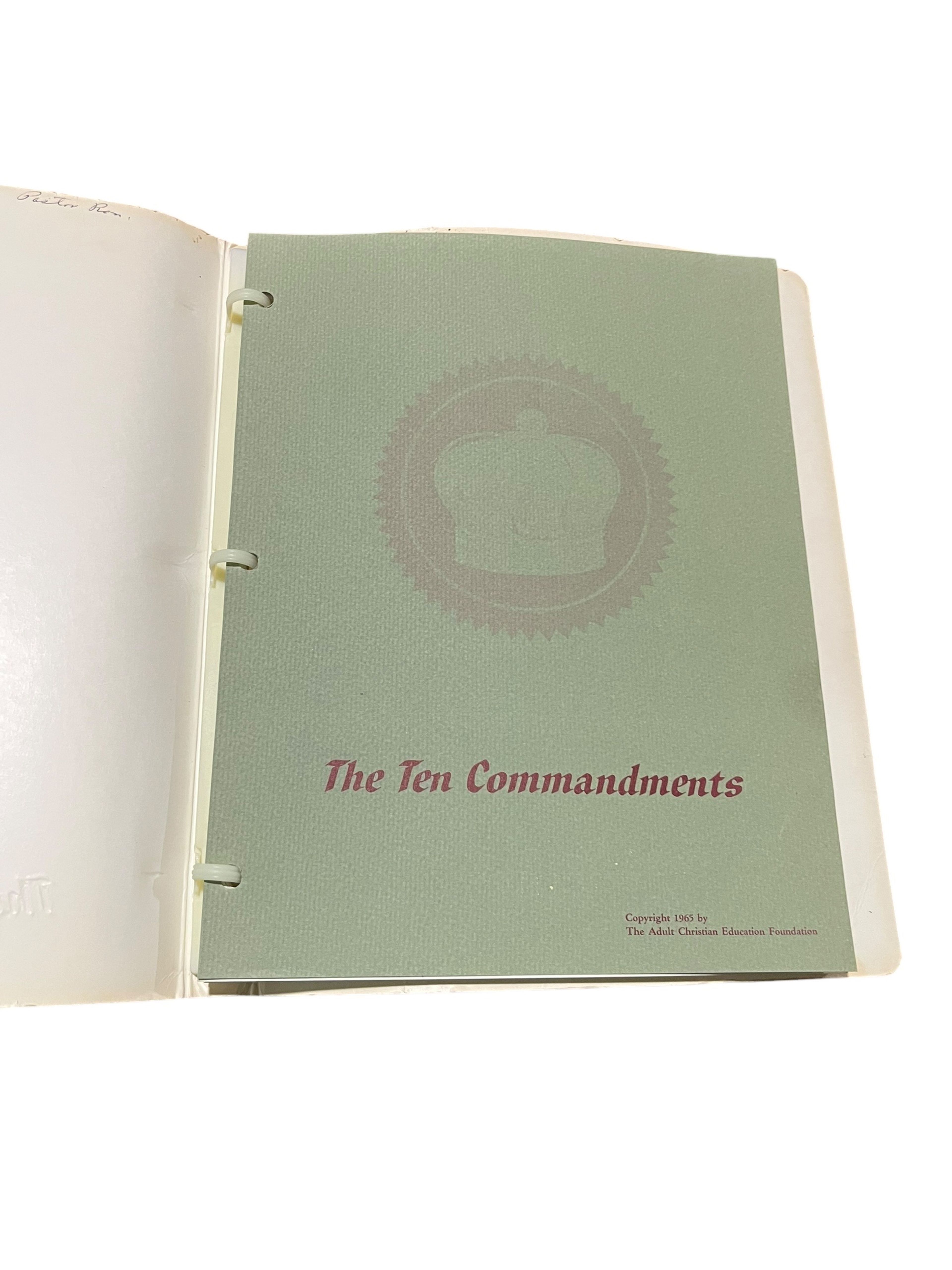 ACEF Christian Religious Study Binder Like Bethel Vintage 1965 - Image 8