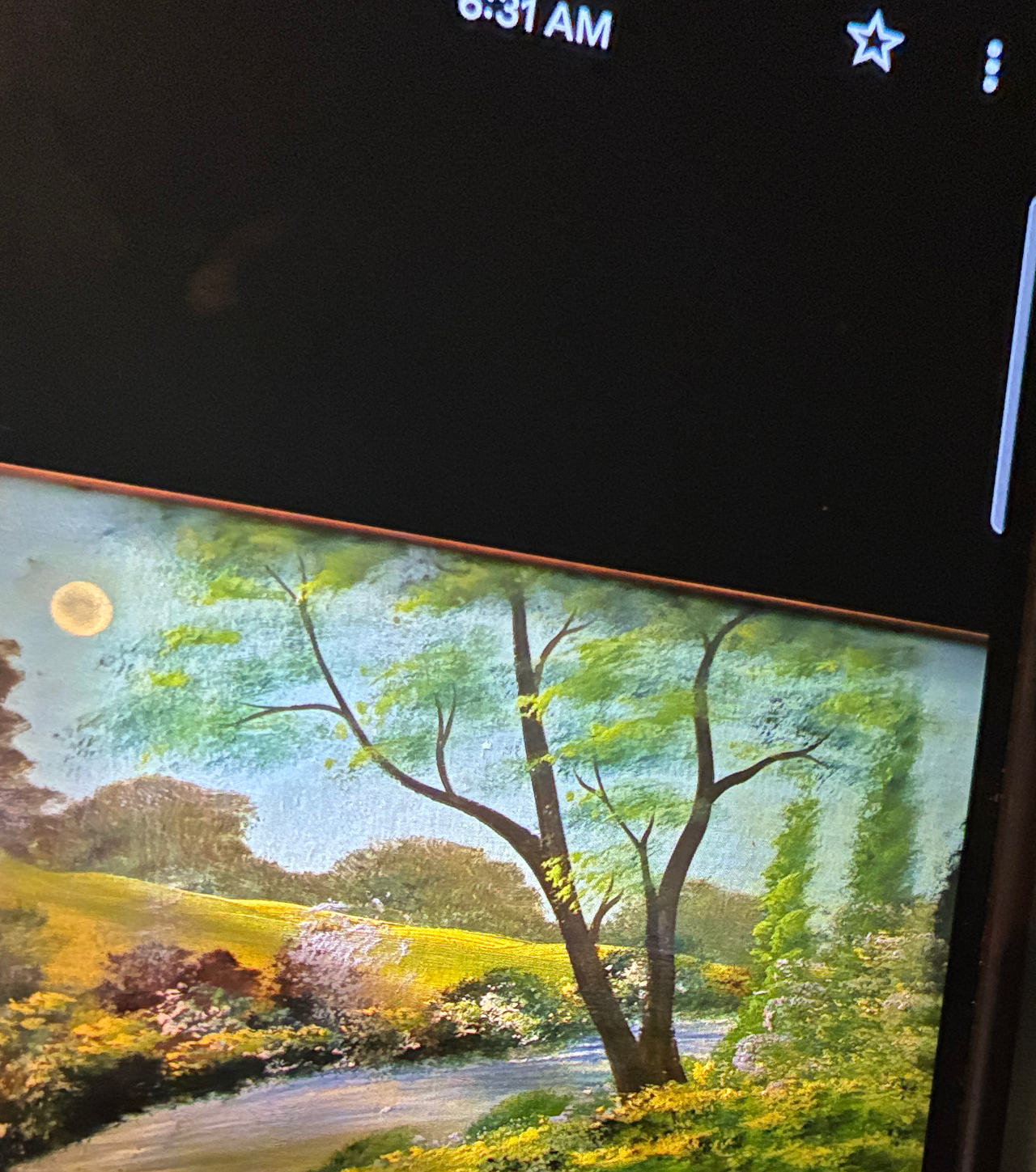 Landscape River Scene Painting