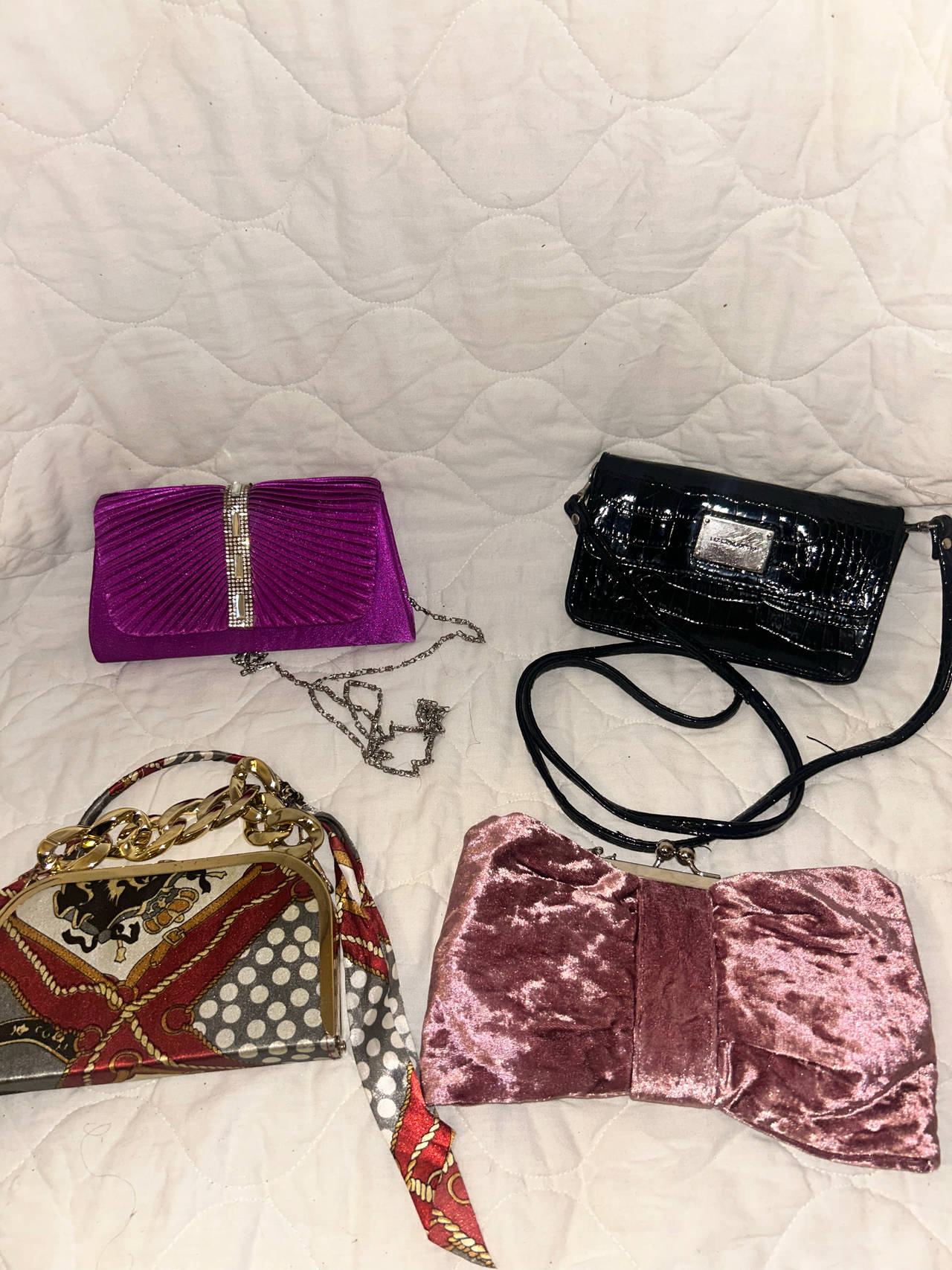 4 Evening Bags and Clutches