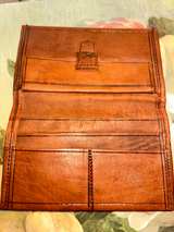 Vintage Moroccan Women’s Brown Leather Long Wallet - Image 3