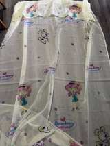 Vintage Strawberry shortcake semi sheer curtain panel - Image 1