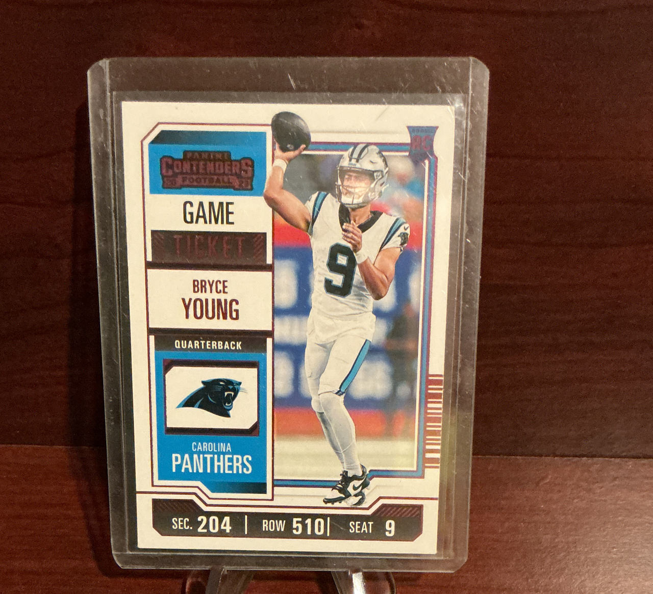 2023 Panini Contenders Bryce Young Game Ticket Rookie Card