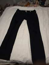 True Religion Black Flap Pocket Jeans - Image 1