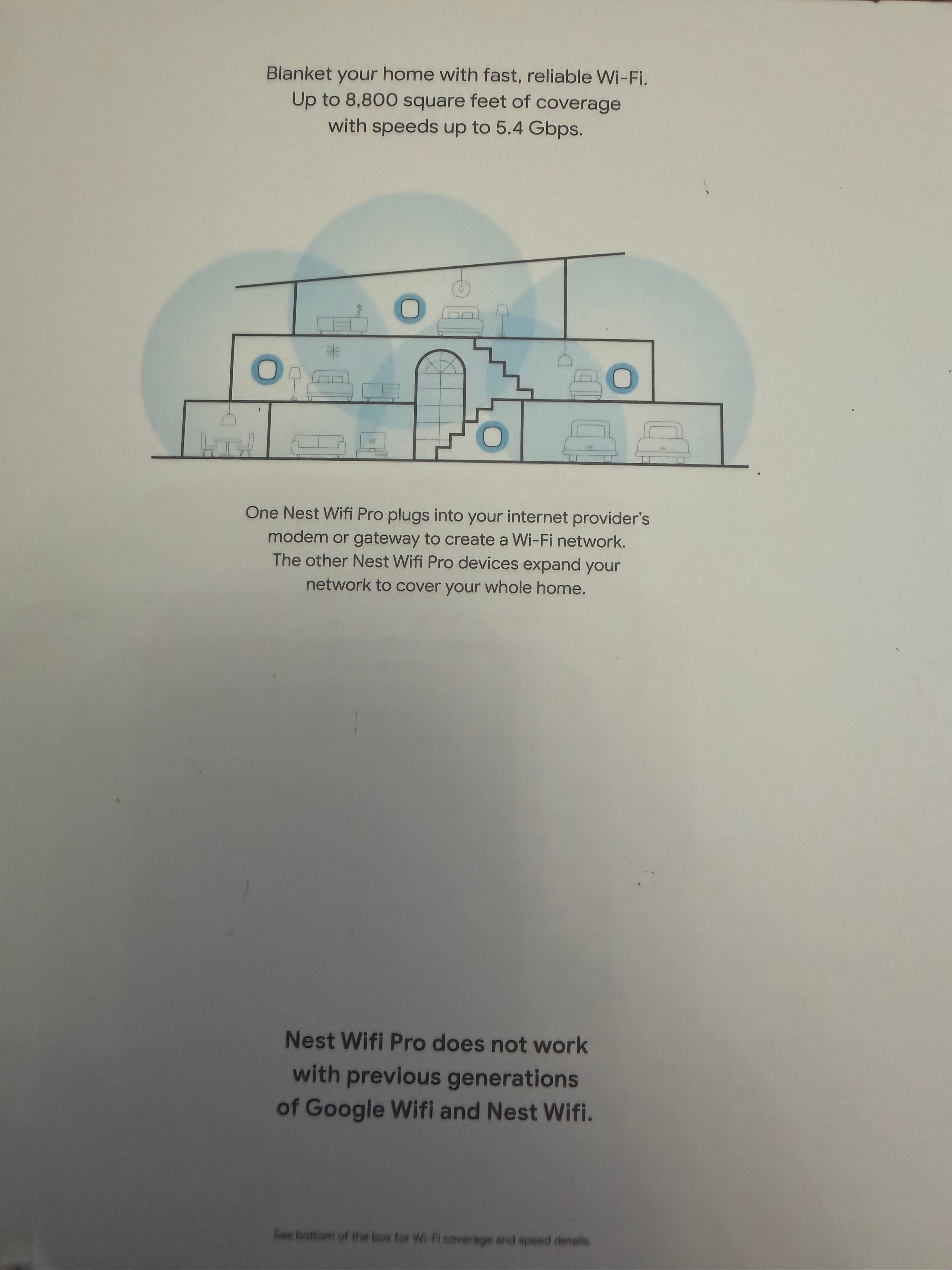 Google Nest Wifi Pro Snow Mesh Router - Image 3