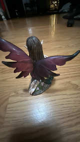 Ebros Purple Fairy Gazing Into The Sky Statue 5.25" - Image 5