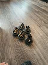 Universal 3" Rubber Office Chair Caster Wheels Set of 5 - Image 1