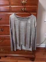 Zara Metallic Knit Sweater - Image 1