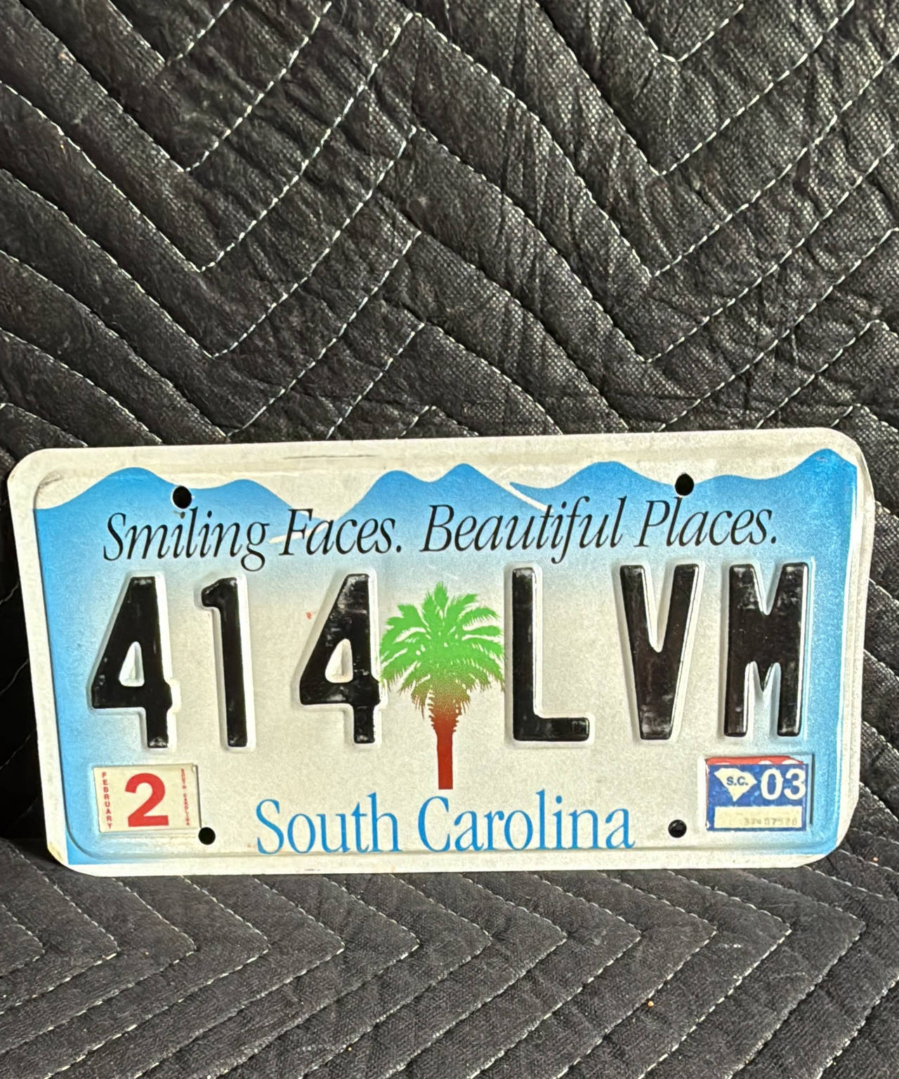 South Carolina 2003 License Plate