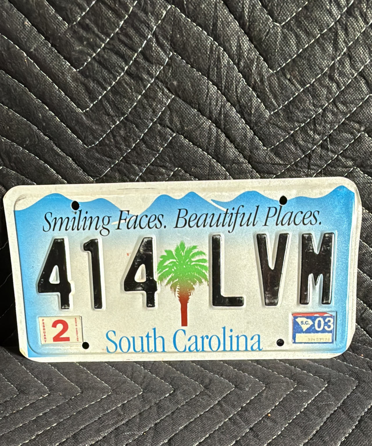 South Carolina 2003 License Plate