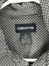 Claiborne 100% Silk Short Sleeve Button Down Shirt - Image 2