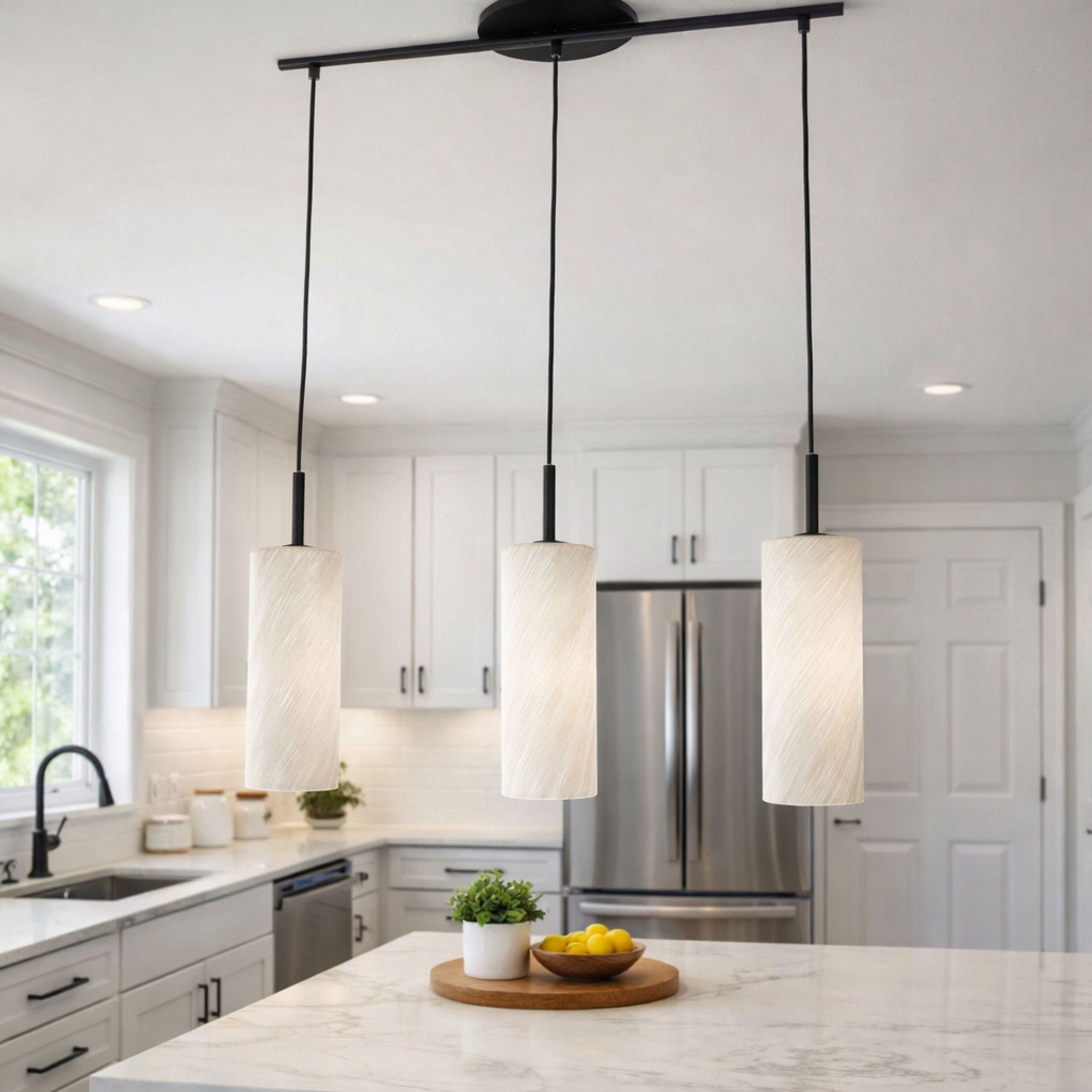 Artika Swirl 3-Light Integrated LED Pendant