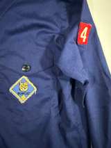 Vintage Cub Scout Uniform Set Blue Shirt Pants BSA Milford Connecticut Patch - Image 4