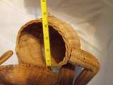 Vintage Wicker Monkey Wall Hanging Basket - Image 4