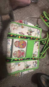 Quilted Tote Bag with Day of the Dead Print - Image 2