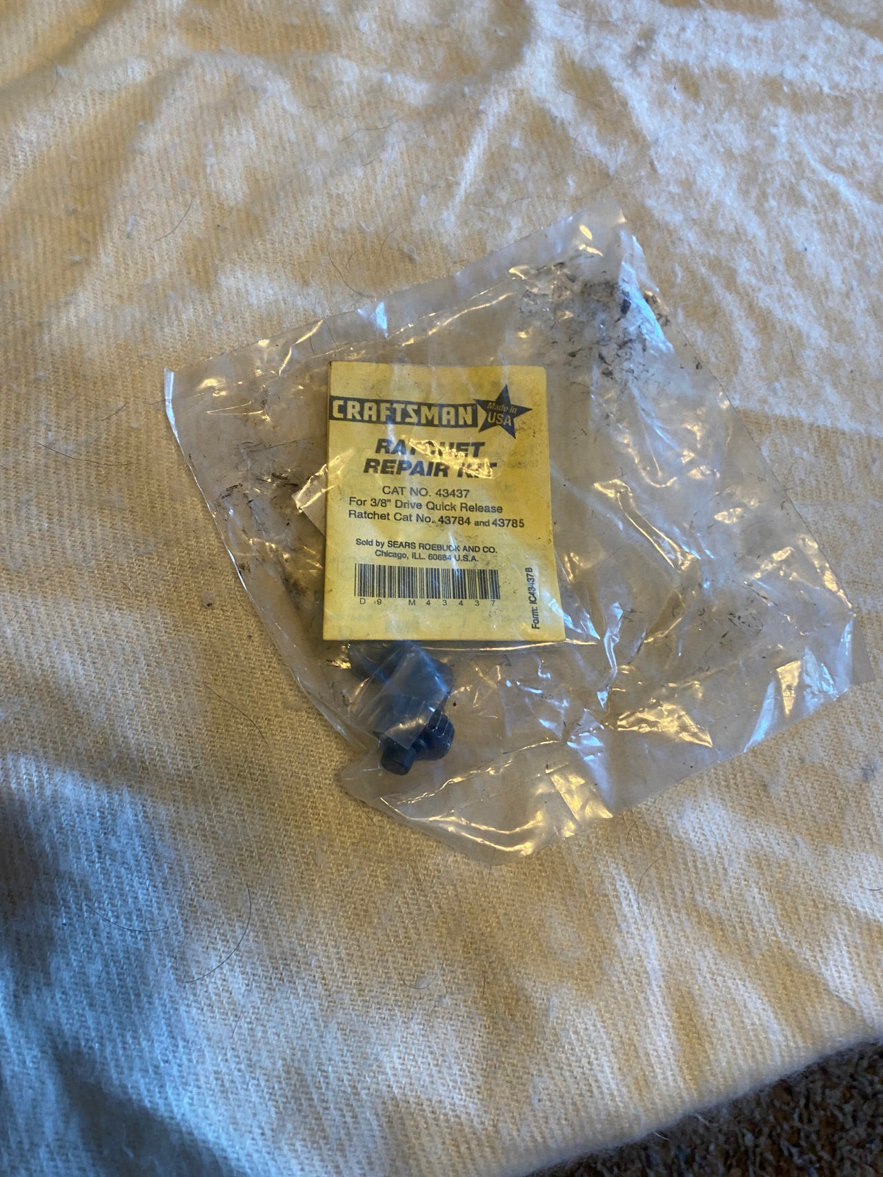 Craftsman 3/8" Drive Quick Release Ratchet Repair Kit 43437