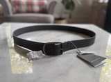 Zegna Black Leather Belt - Image 5