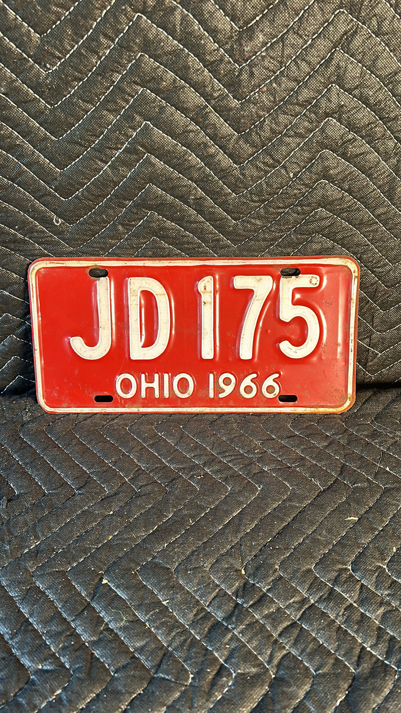 1966 Ohio License Plate