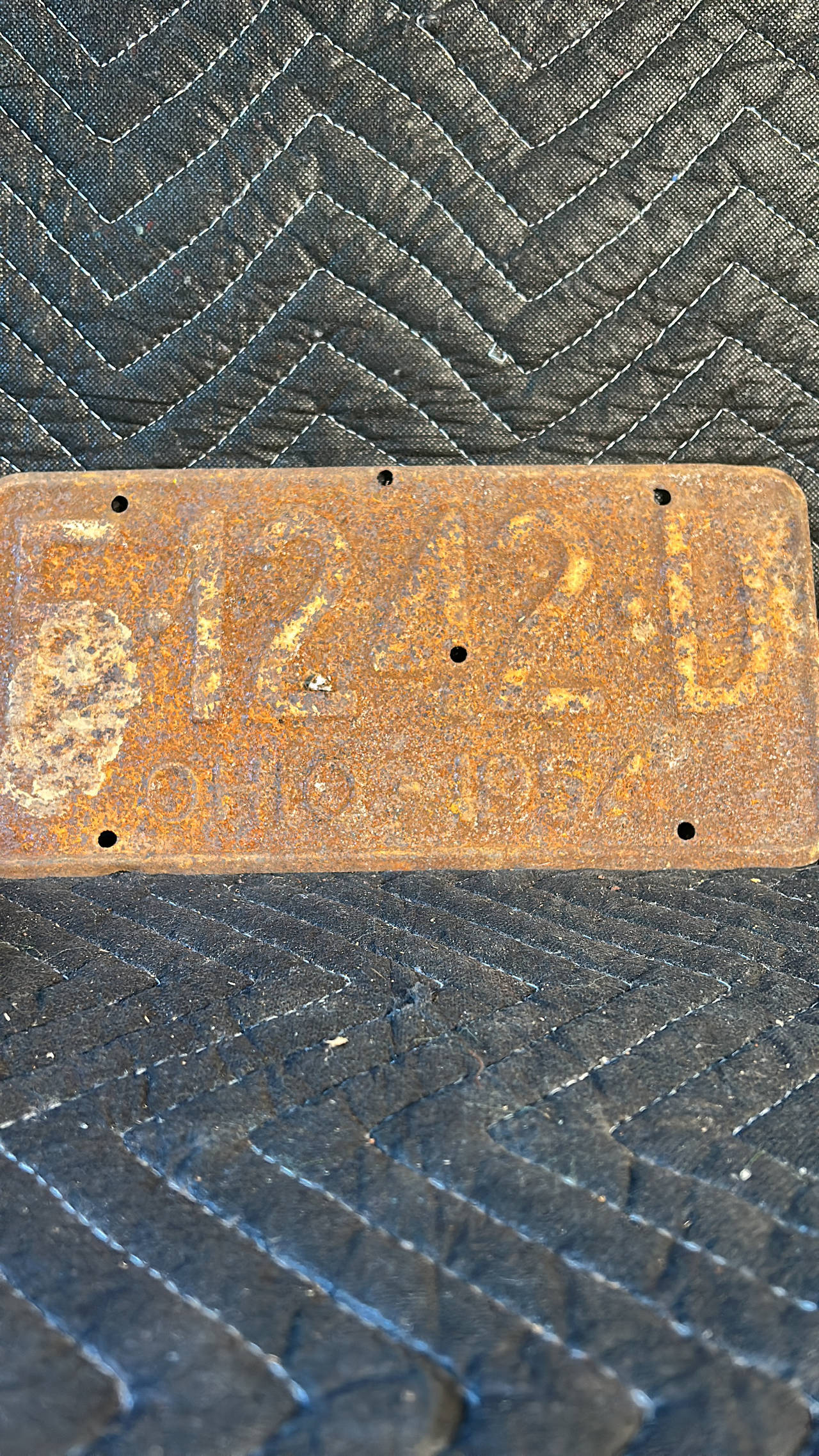 1954 Ohio License Plate