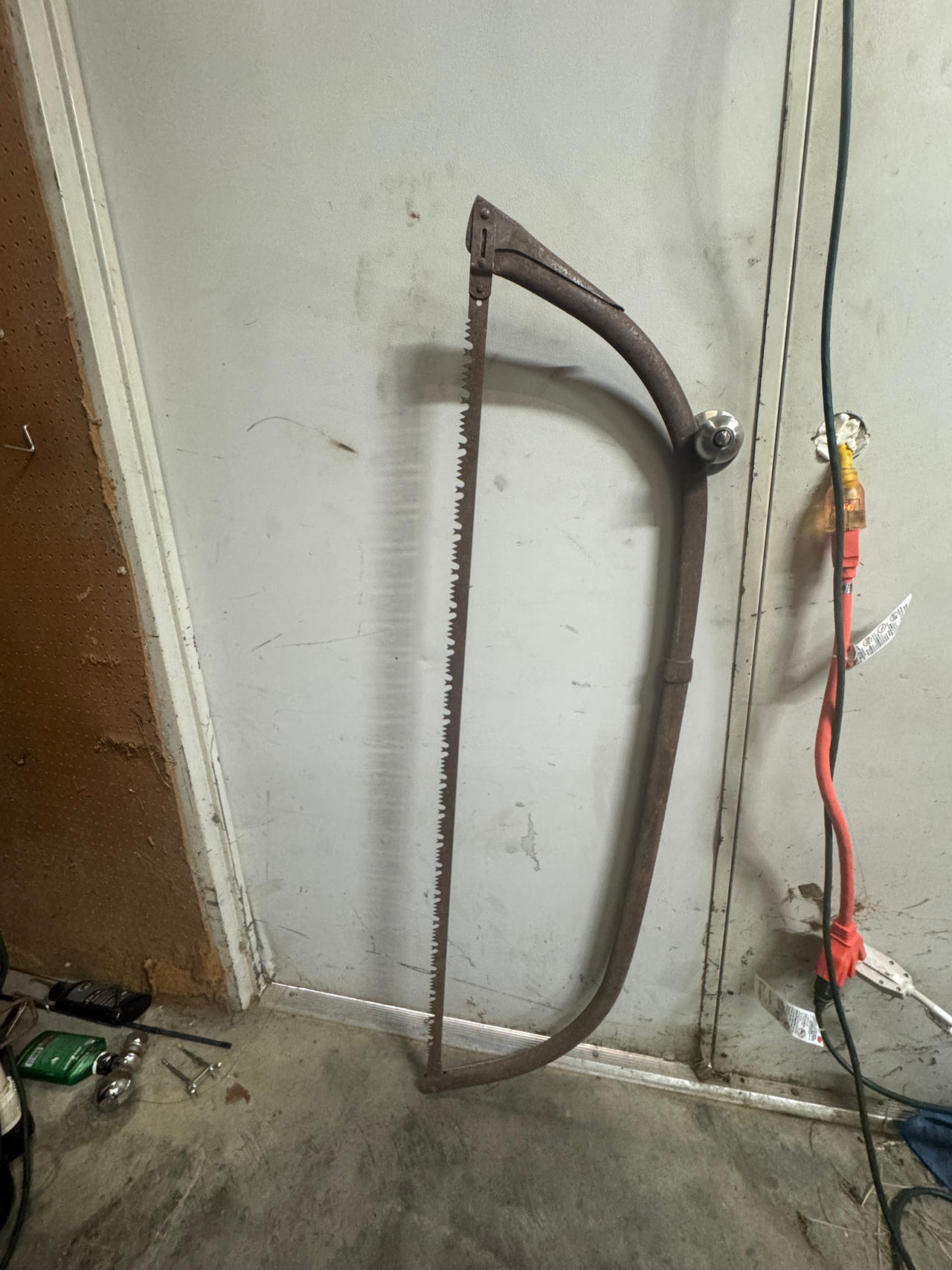 Steel bow saw 50”