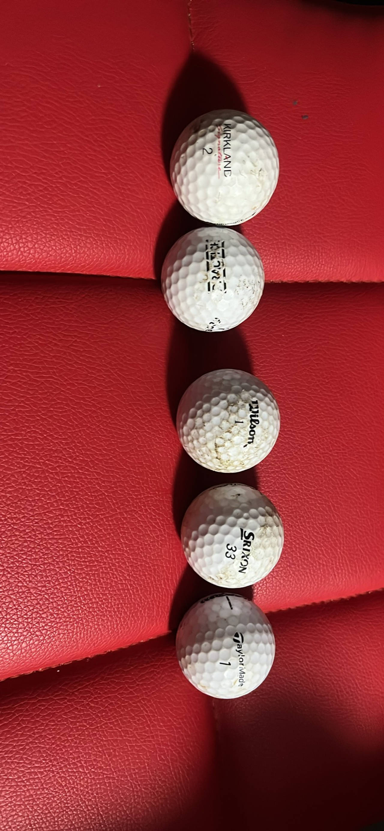 Assorted Used Golf Balls