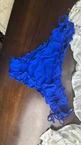 Victoria's Secret Ruffle Triangle Bikini Set and Vince Camuto Coverup Large - Image 2