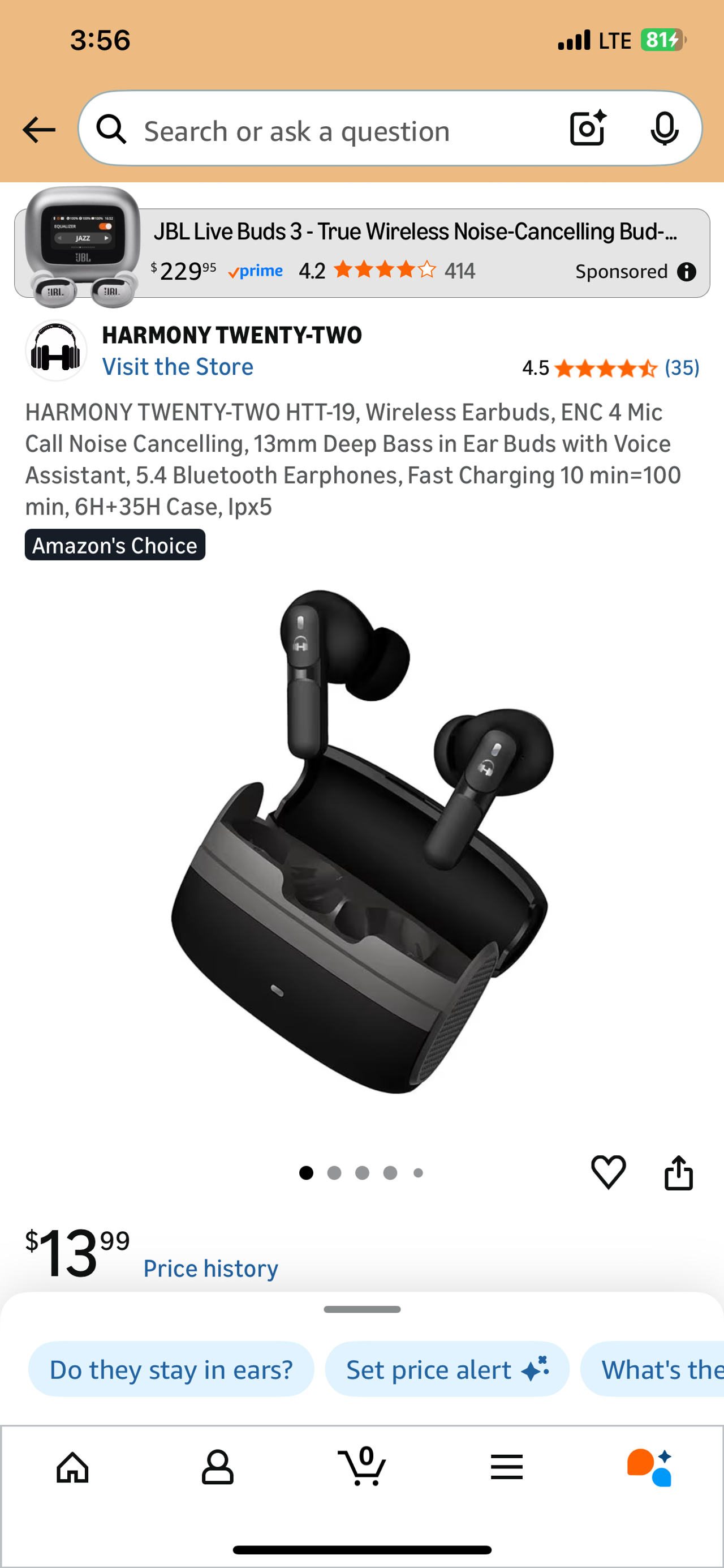 HARMONY TWENTY-TWO HTT-19 Wireless Earbuds
