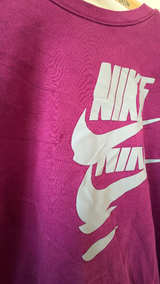 Nike Purple Crewneck Sweatshirt XXL  - Image 2