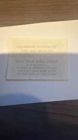 1986 Delaware Migratory Waterfowl Stamp - Image 2