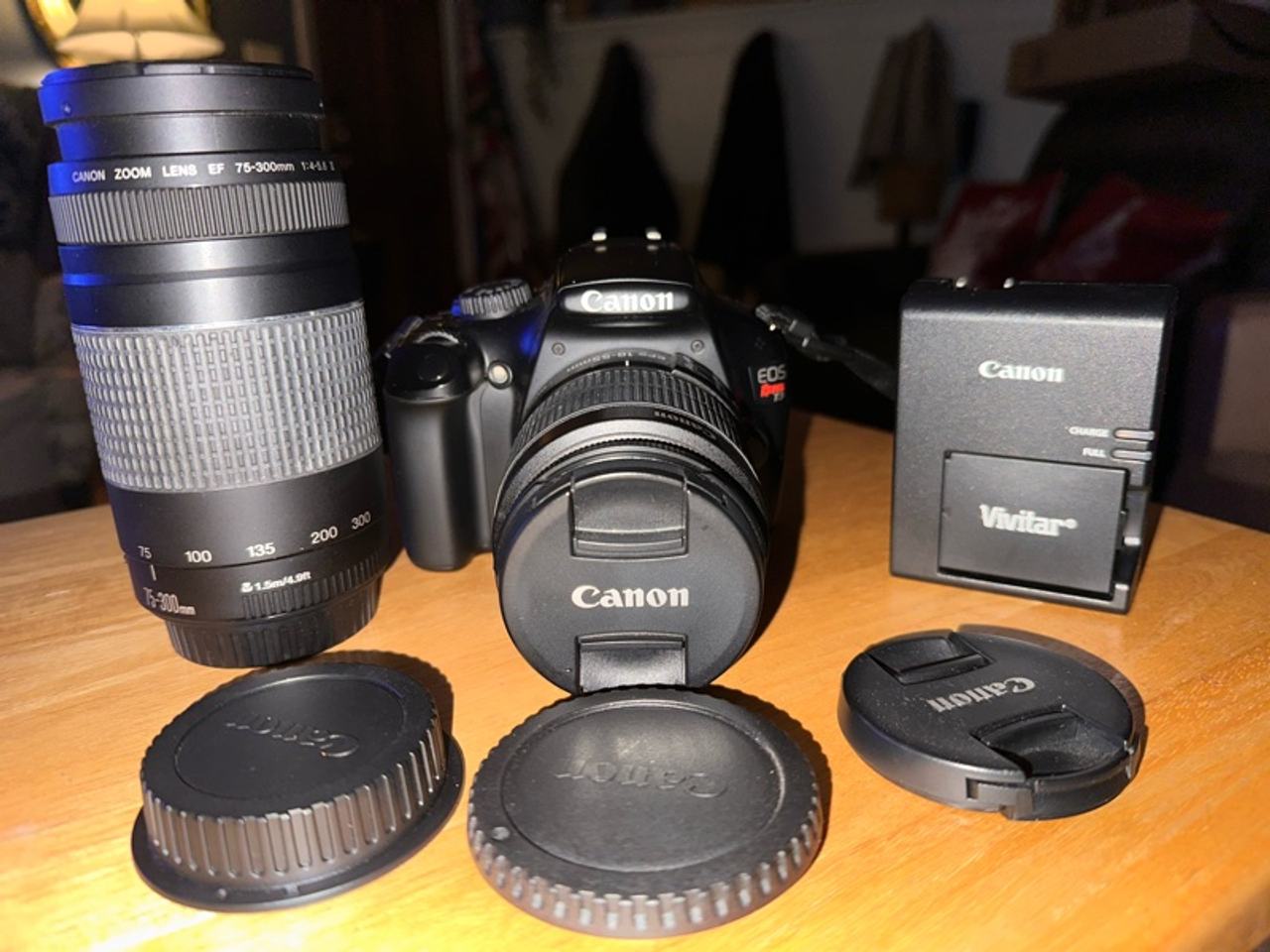 Canon EOS Rebel T3 DSLR Camera Black
