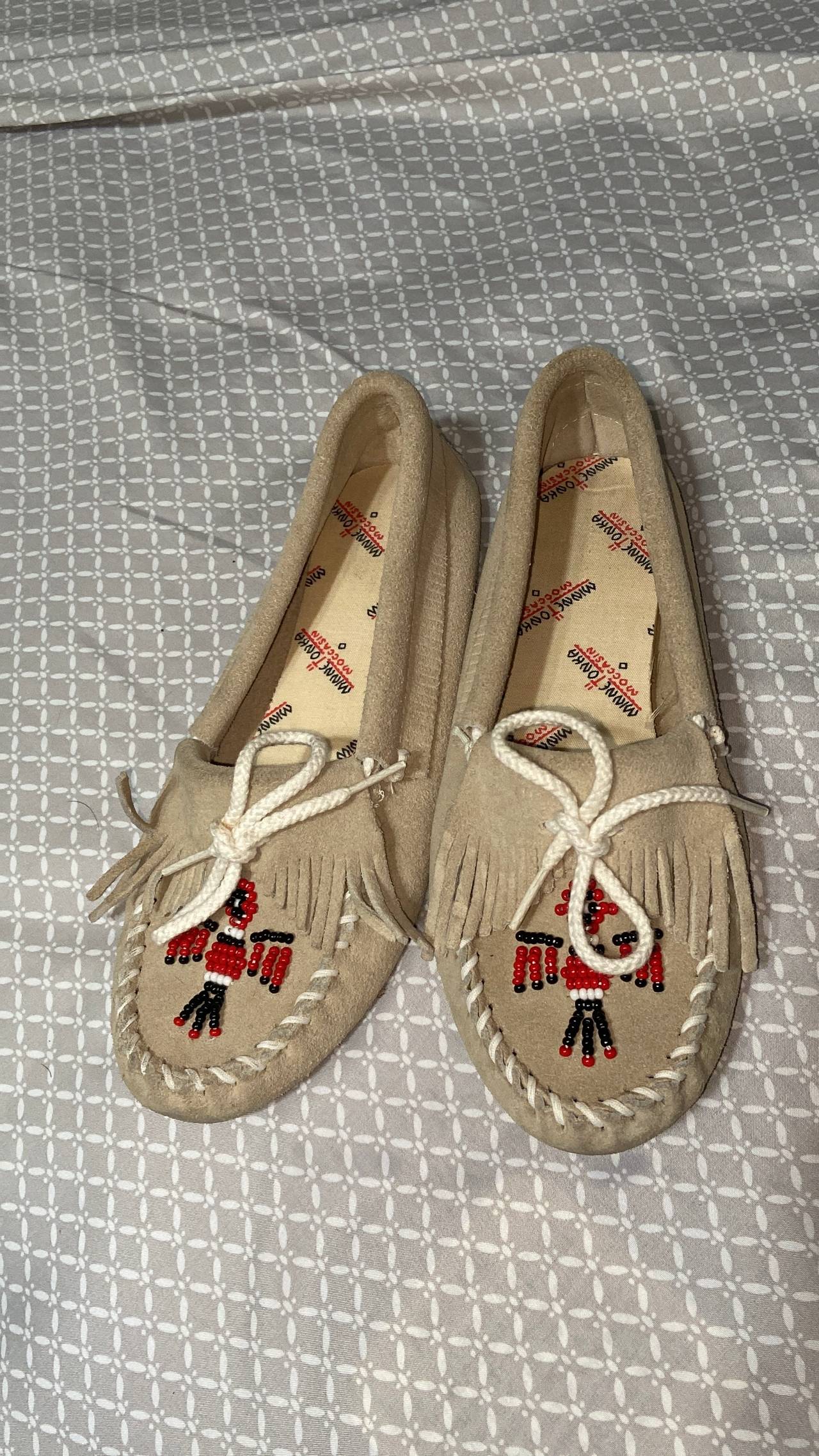 Minnetonka Thunderbird Suede Moccasins