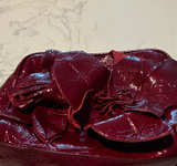 Valentino Garavani Rose 3D Floral Patent Leather Bag - Image 1