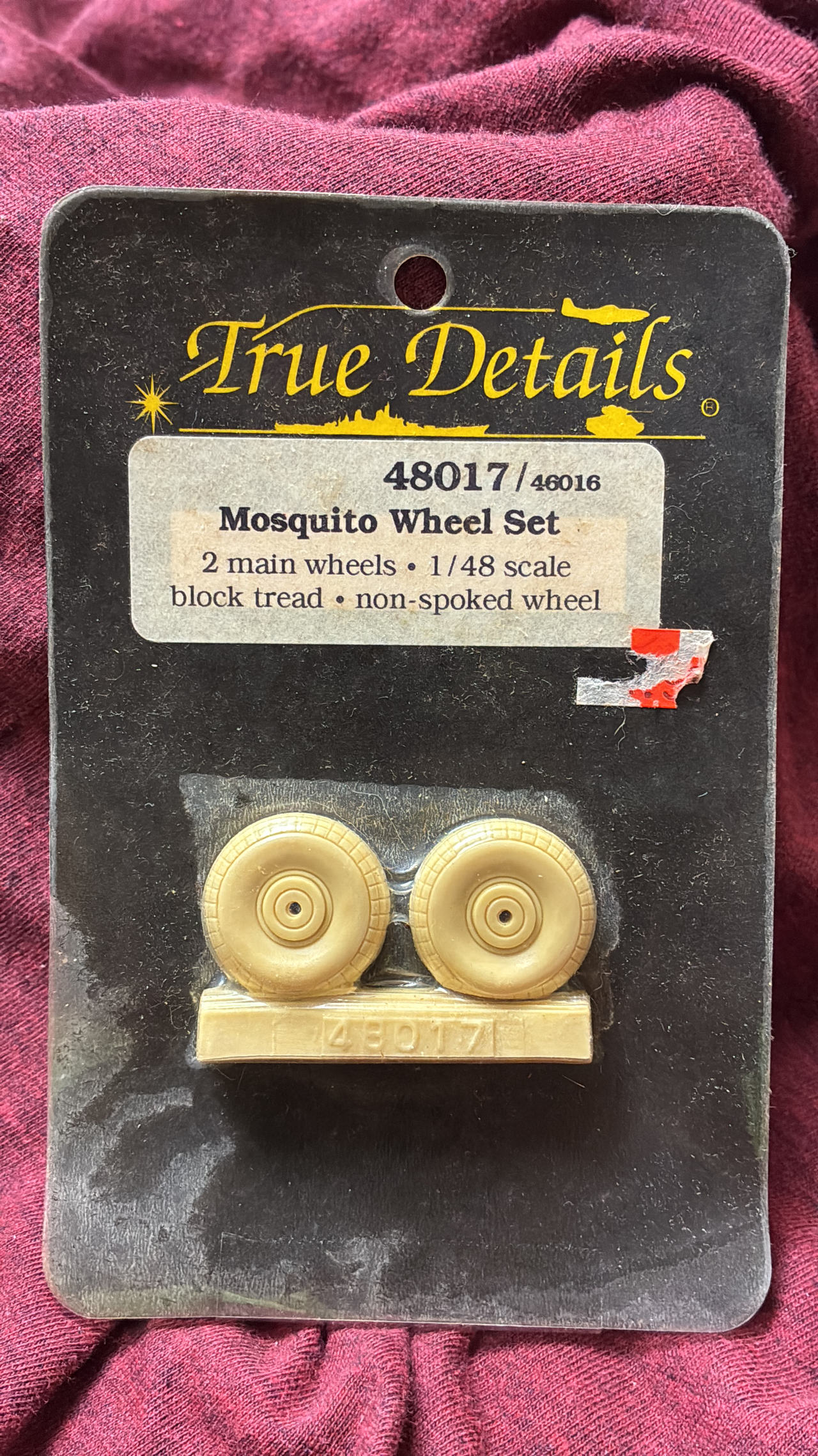 True Details 1/48 Mosquito Wheel Set 48017