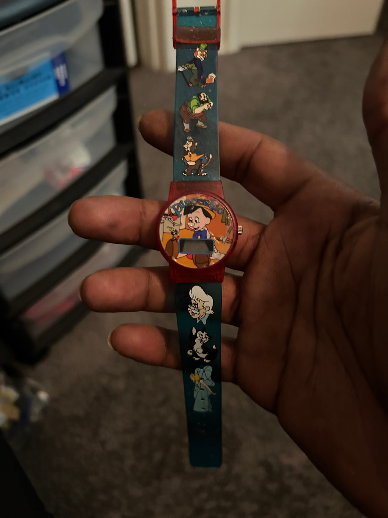 Vintage Disney Pinocchio Digital Watch