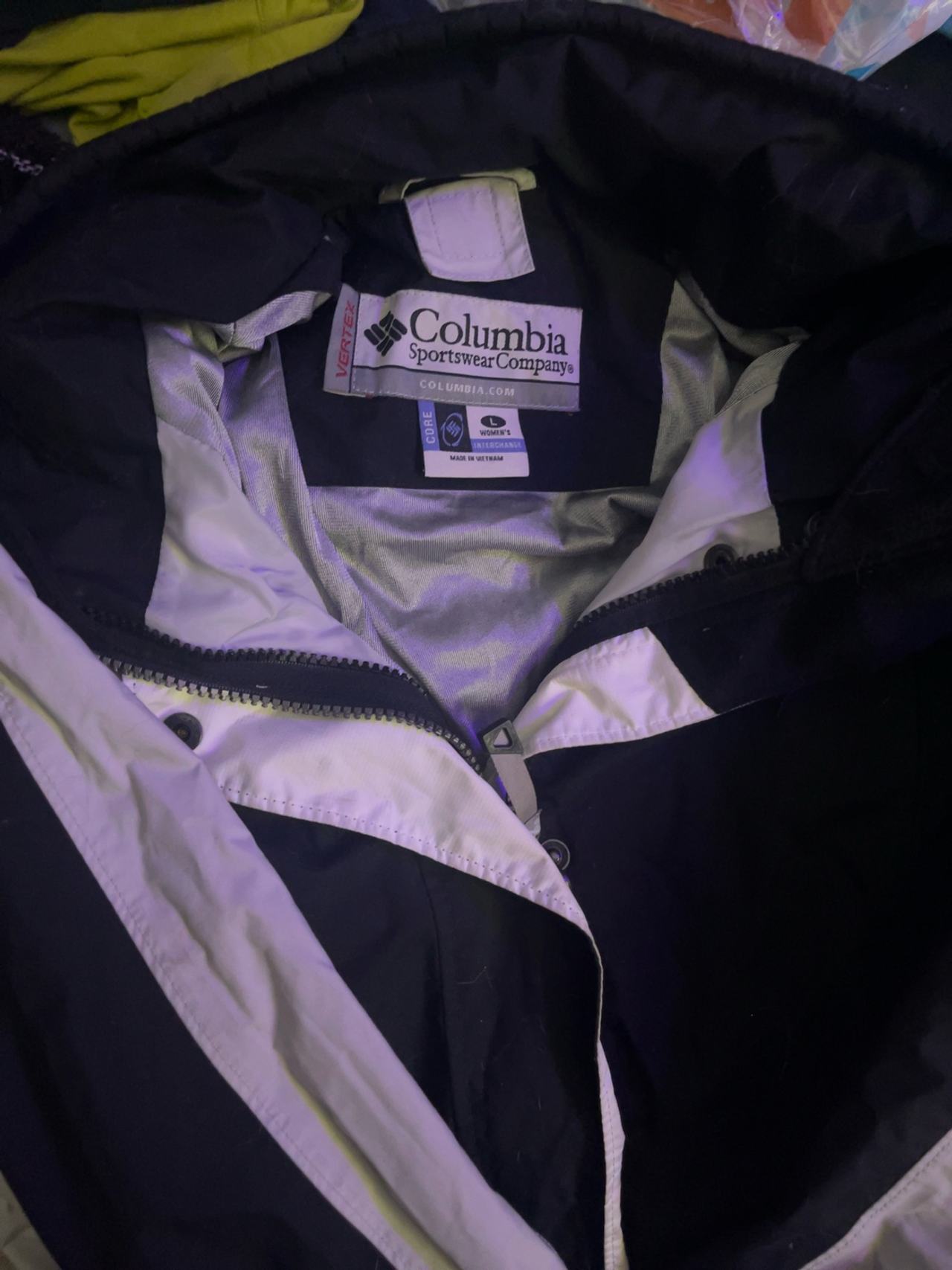 Columbia Core Interchange Omni-Tech Women's Jacket Black/White