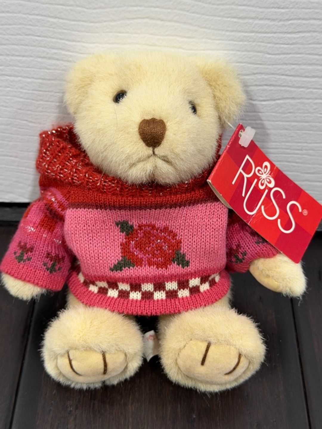 Russ Love Me Teddy Bear Plush Shades of Romance