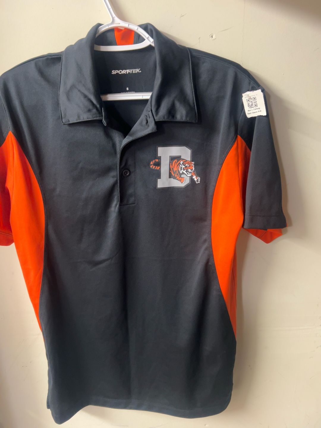 Cincinnati Bengals Men's Short Sleeve Polo /Black size S