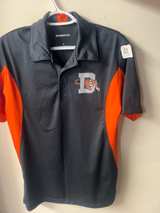 Cincinnati Bengals Men's Short Sleeve Polo /Black size S - Image 1