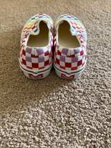 Vans Classic Slip-On Rainbow Checkerboard - Size 8 women, size 6.5 Men. - Image 5