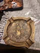 Vintage Brass Dutch Milkmaid Ashtray - Image 2