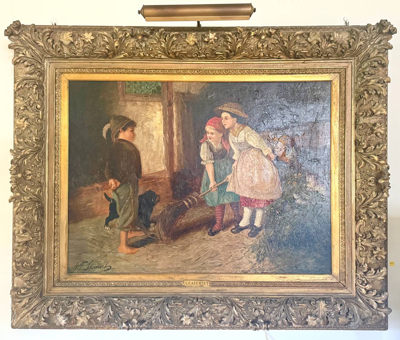 Antique Framed Oil Painting