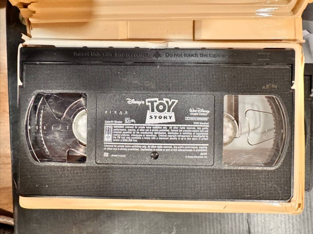 Disney Toy Story VHS Tape