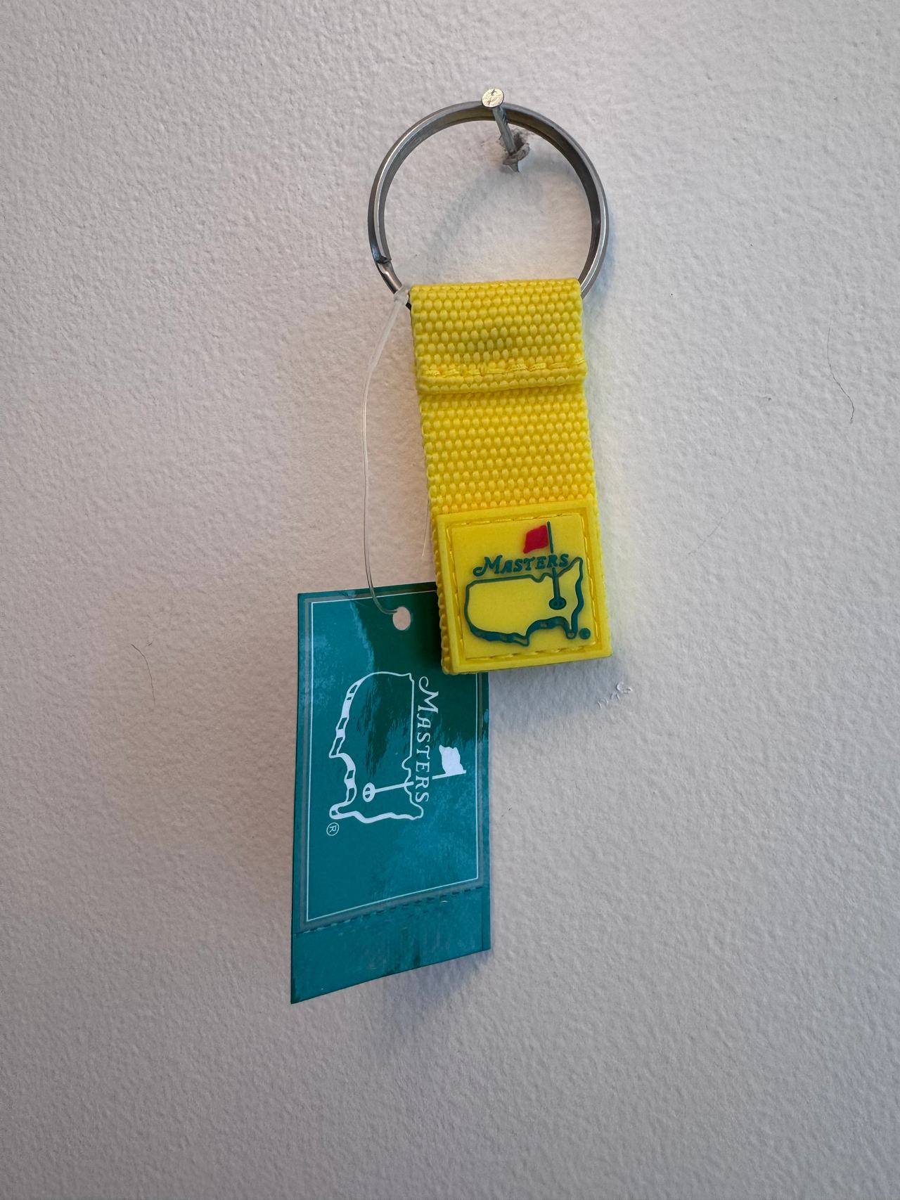 Masters Tournament Yellow Keychain