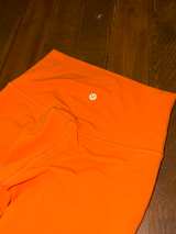 Lululemon Wunder Under High-Rise Orange Leggings Size 6 - Image 3