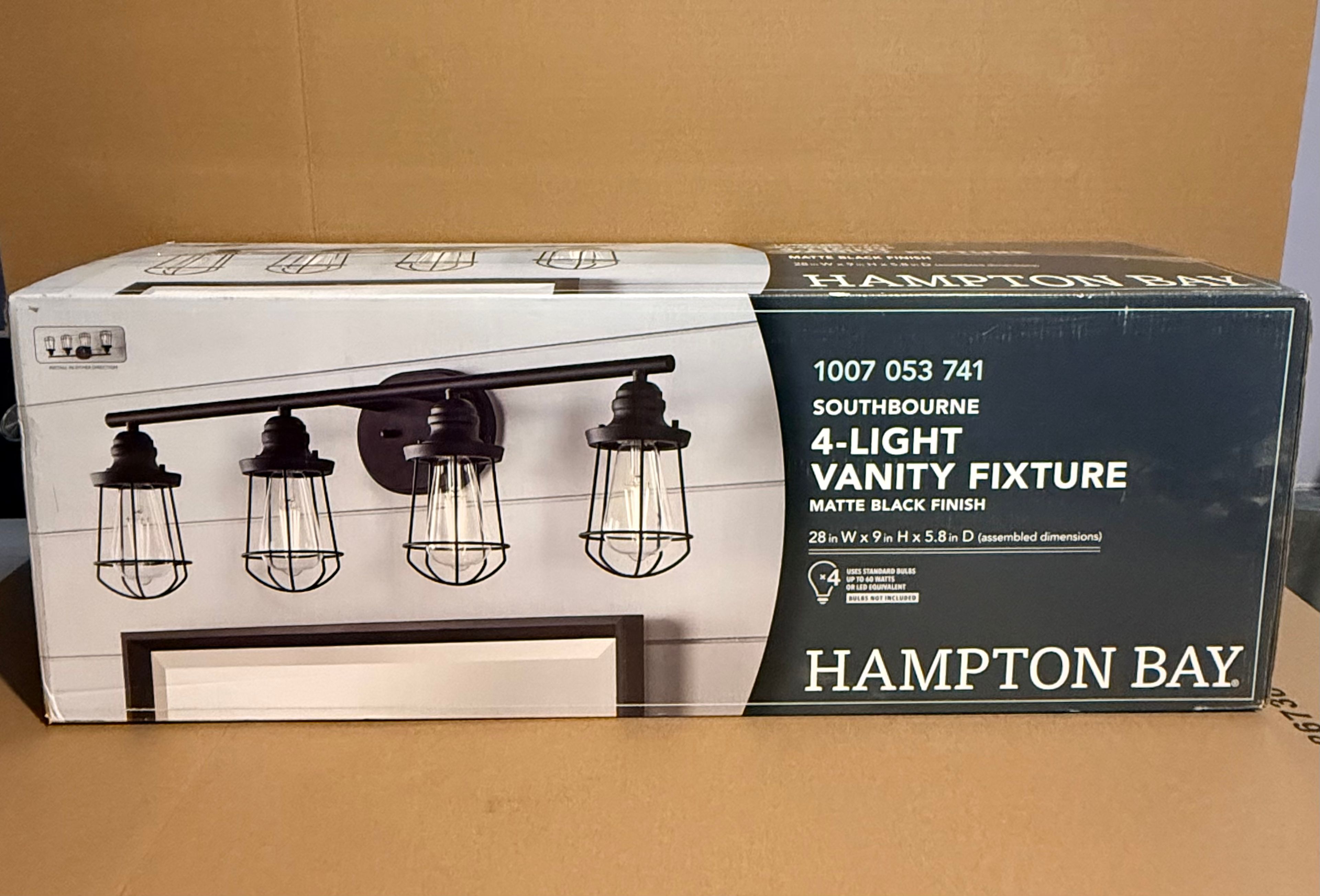 Hampton Bay Southbourne 4-Light Vanity Fixture