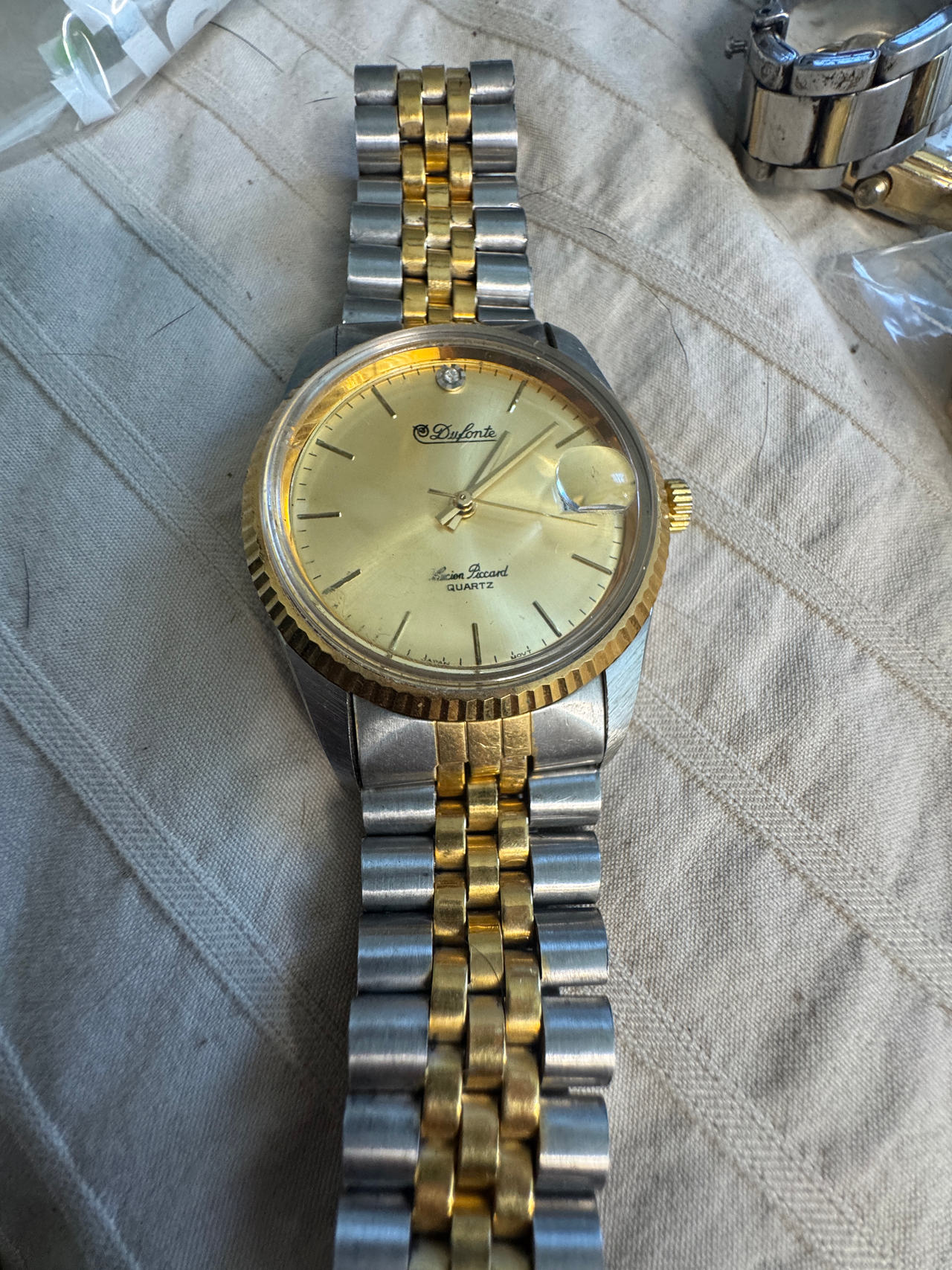 Lucien Piccard Dufonte Two-Tone Quartz Watch