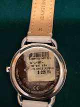 Coach Delancey White Leather Watch with Crystal Bezel - Image 4