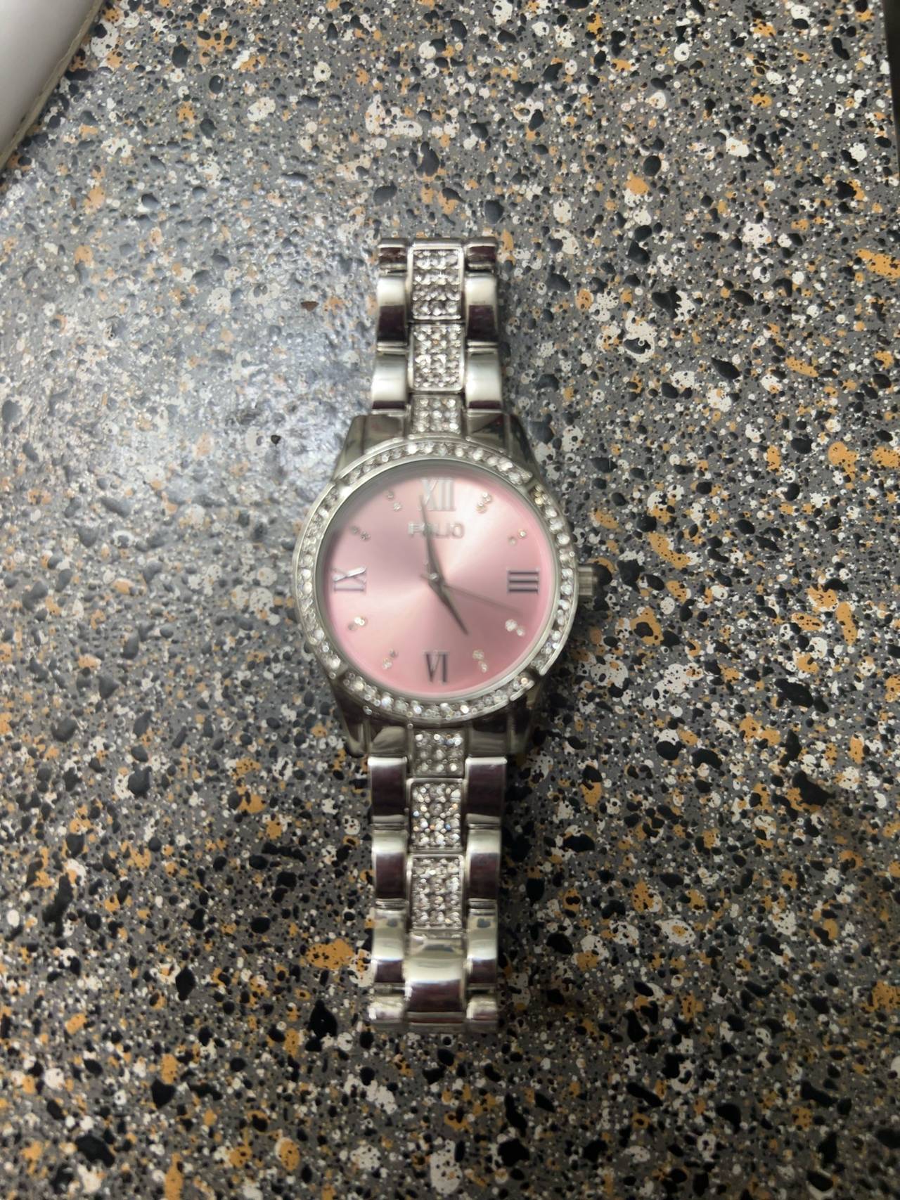 Folio Vintage Dress Watch Silver Tone for Ladies