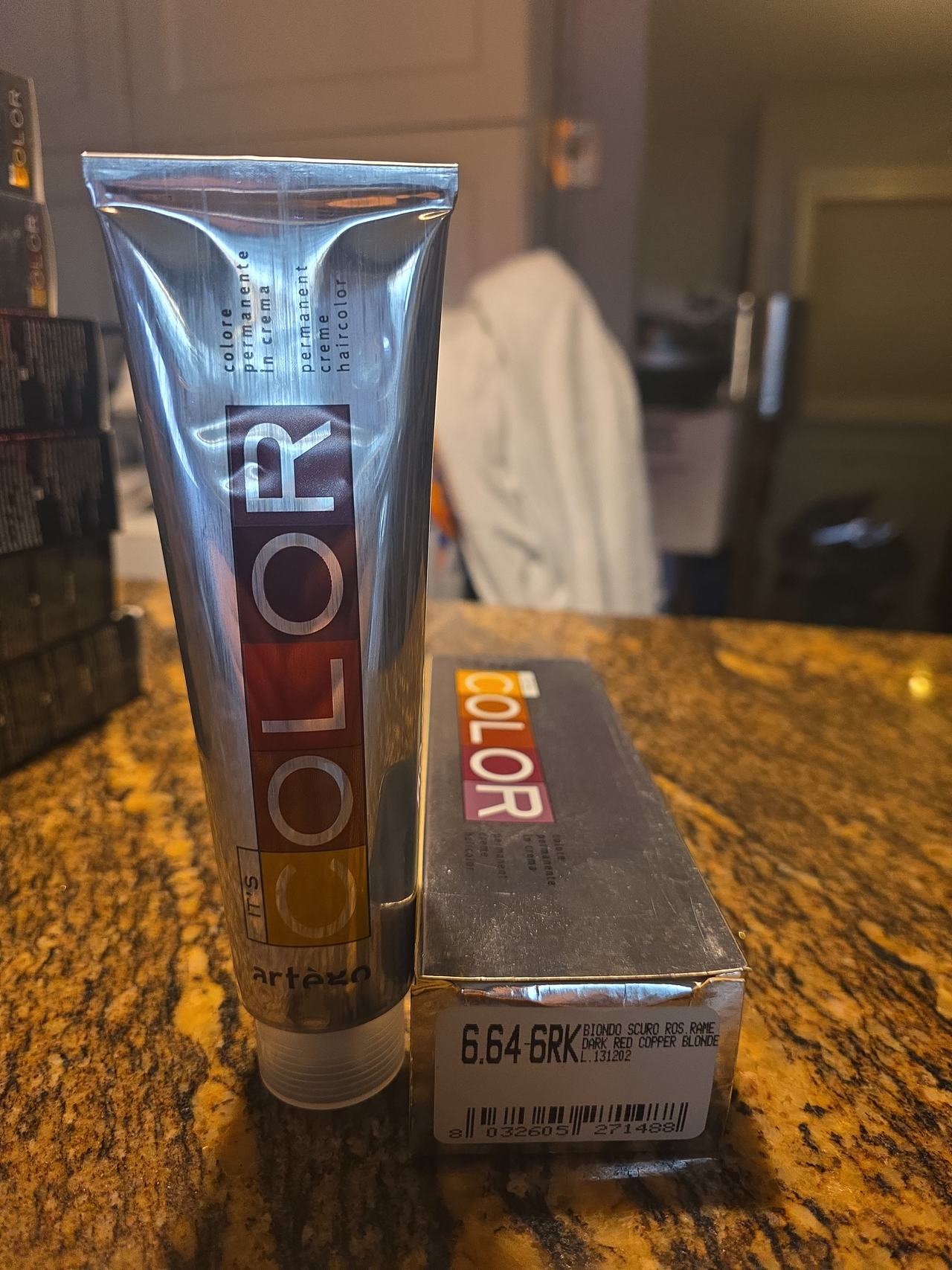 Artego It's Color Permanent Hair Color 6.64 6RK Dark Red Copper Blonde